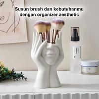 Gambar Dr. Storage Storage Brush Kosmetik Desktop Aesthetic Bentuk Wajah Hiasan Meja Dekorasi Ruang Tamu Properti Foto Produk Tidak Mudah Pecah STO074 - Girls Model - Black dari Dr. Storage Kota Bekasi 4 Tokopedia