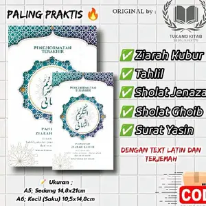 Takrimunnaha'i Panduan TAWASUL Ziarah Kubur Tahlil Sholat Jenazah & Ghoib Lengkap Text Latin Terjemah Buku Solat Sunnat Yasin Doa