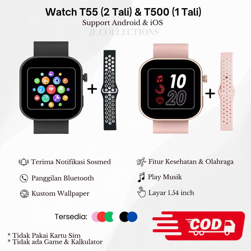 (Original Bergaransi) Jam Tangan Pintar Smartwatch Series T500 Shop  Tokopedia