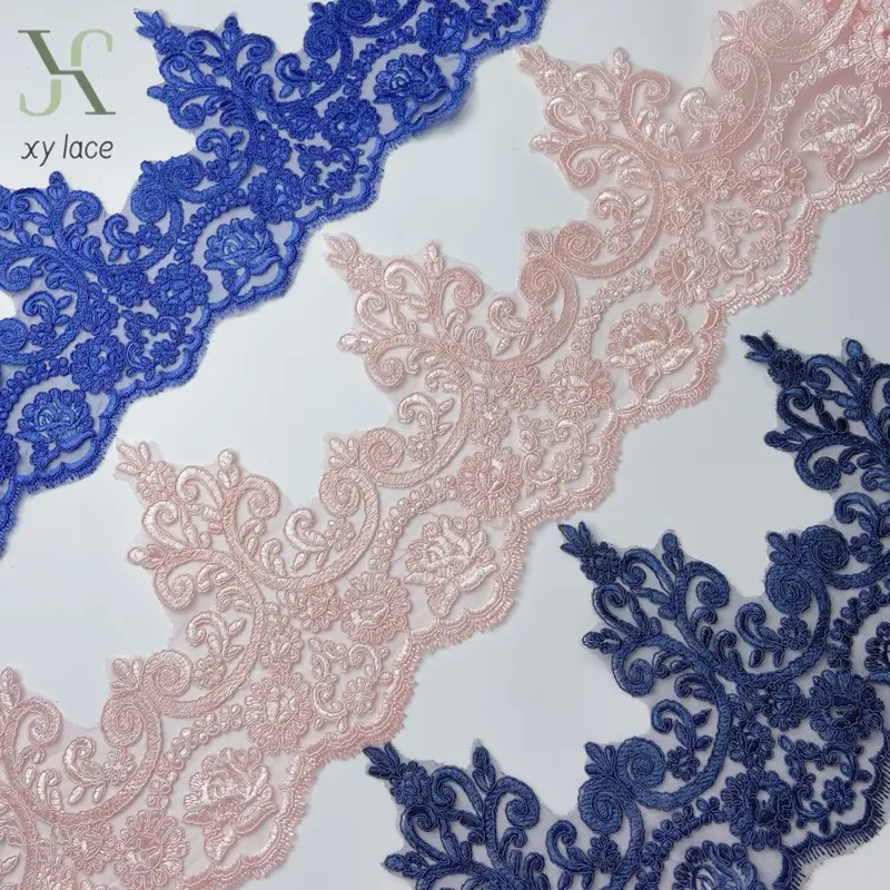 Border lace with sequins and embroidery featuring diamond motifs, measuring 17cm wide - TikTok Shop Singapore Border lace with sequins and embroidery featuring diamond motifs, measuring 17cm wide - TikTok Shop Singapore
