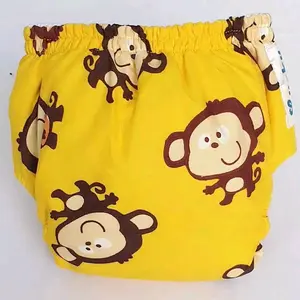 PROMO FREE Celemek Makan Clody Popok Cuci Ulang Warna dan Motif Random Hemat Ramah Lingkungan Diaper Kain Katun Bayi
