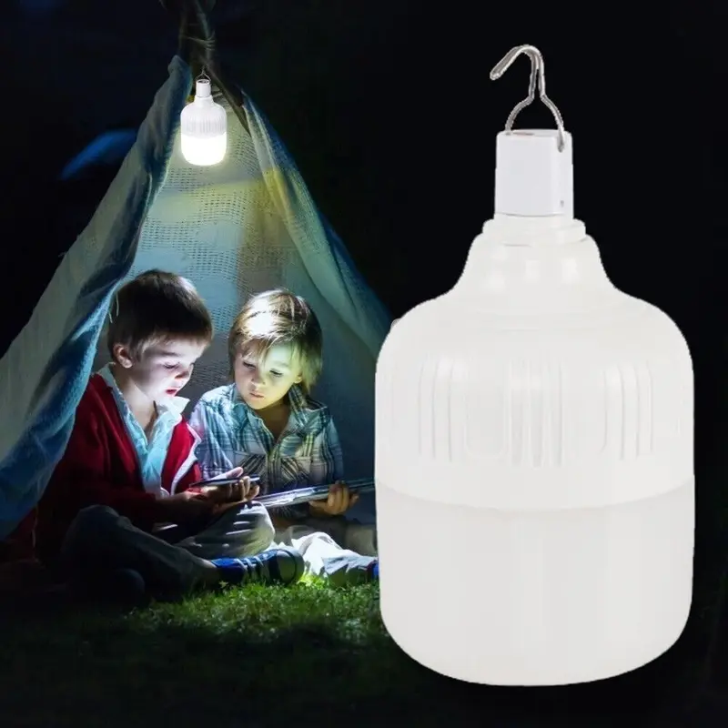 20W-200W Lampu Emergency LED USB / Lamp Magic Jumbo Tetap Nyala Lama Walau Listrik Mati Lentera malam Lampu Ajaib Emergency Lamp - Putih Lampu 2