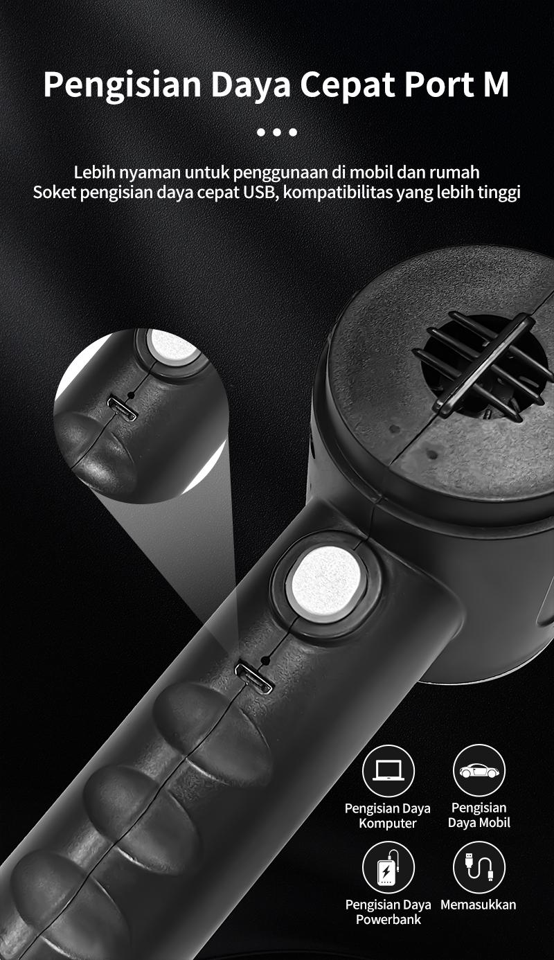 Good Deall Vacum Mini XCQ 02 Kuat 9000pa NirkabelMultifungsi untuk Mobil Sofa & Sudut Rumah Cas 1.5 Jam Pakai 30 Menit Penyedot Debu