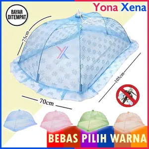Kelambu Kojong Bayi Jumbo Anti Nyamuk Pilih Warna