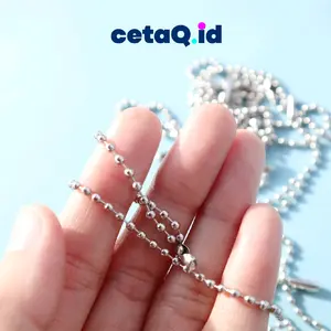 Rantai Hangtag / Rantai Kuku Biji Lada / Tali Hangtag Rantai Merica /Tali Rantai Pelor Alat