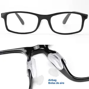 2pair Nosepad Kacamata Tempel / Non Slip Silicone Perekat / Nose Pad Kacamata Anti Melorot