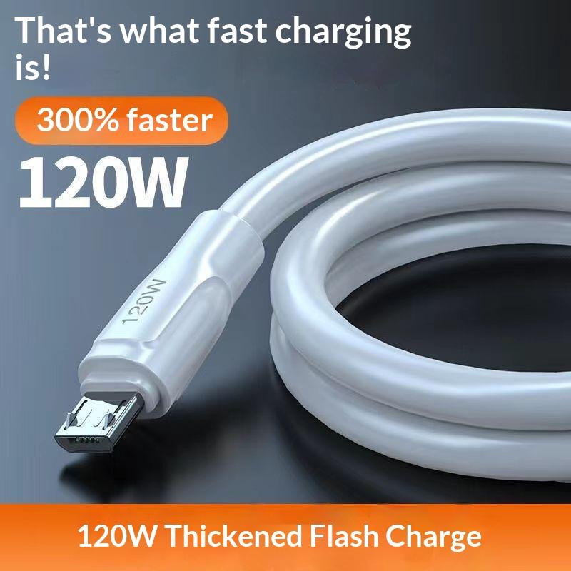 Cáp sạc nhanh 120W, tăng tốc độ sạc lên đến 300%, tương thích với nhiều điện…
