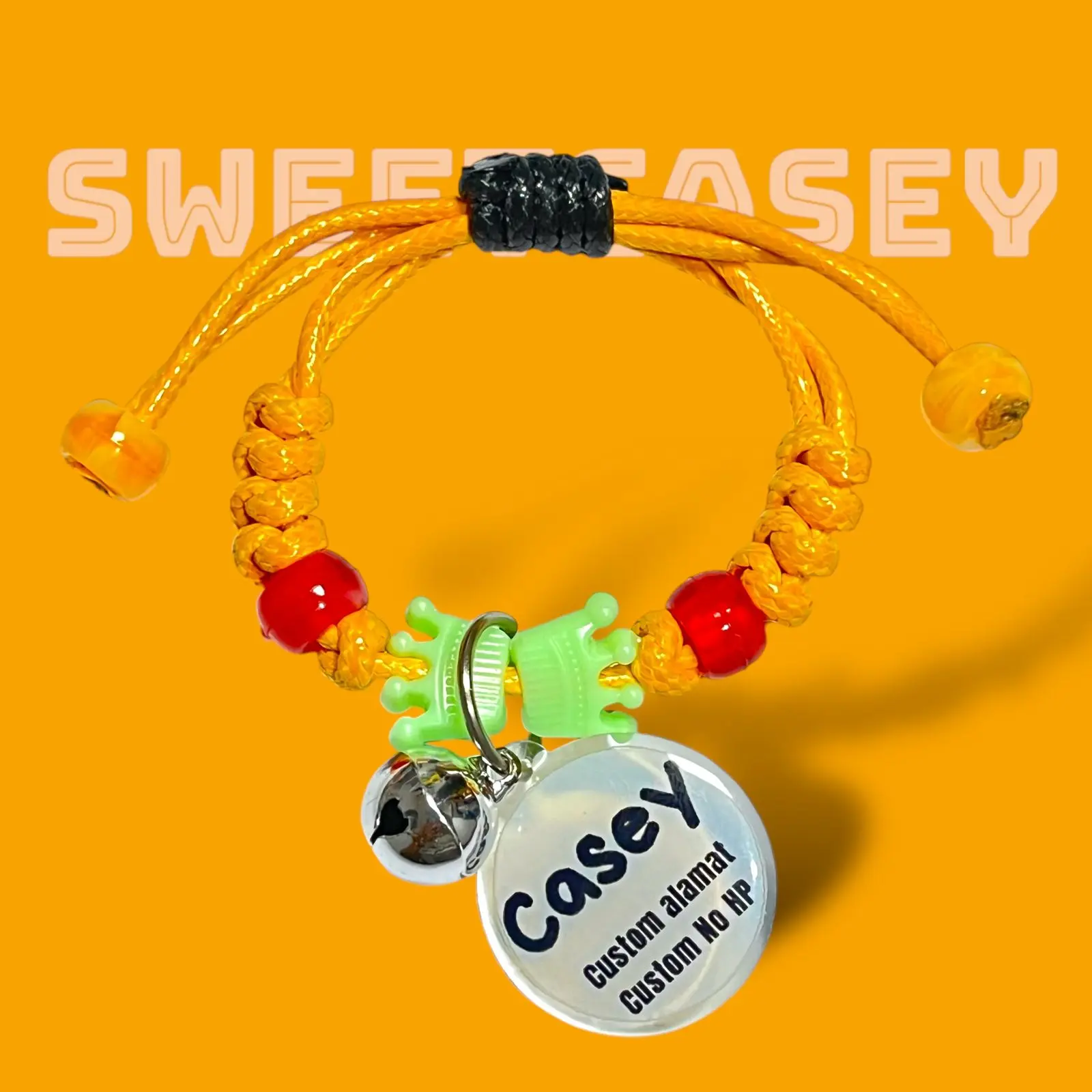 KALUNG KUCING GODIVA/KALUNG KUCING FREE CUSTOM NAMA/CAT NECKLACE FREE NAMA