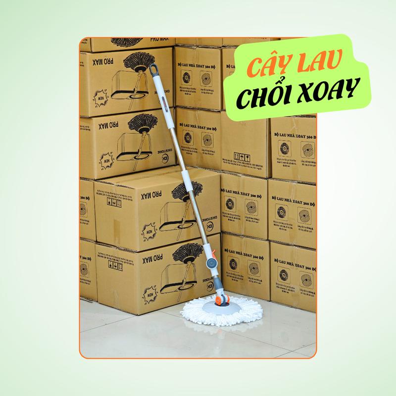  Cây Lau Nhà Promax  + 1 Bông Lau Promax   Chiều Dài 160Cm   