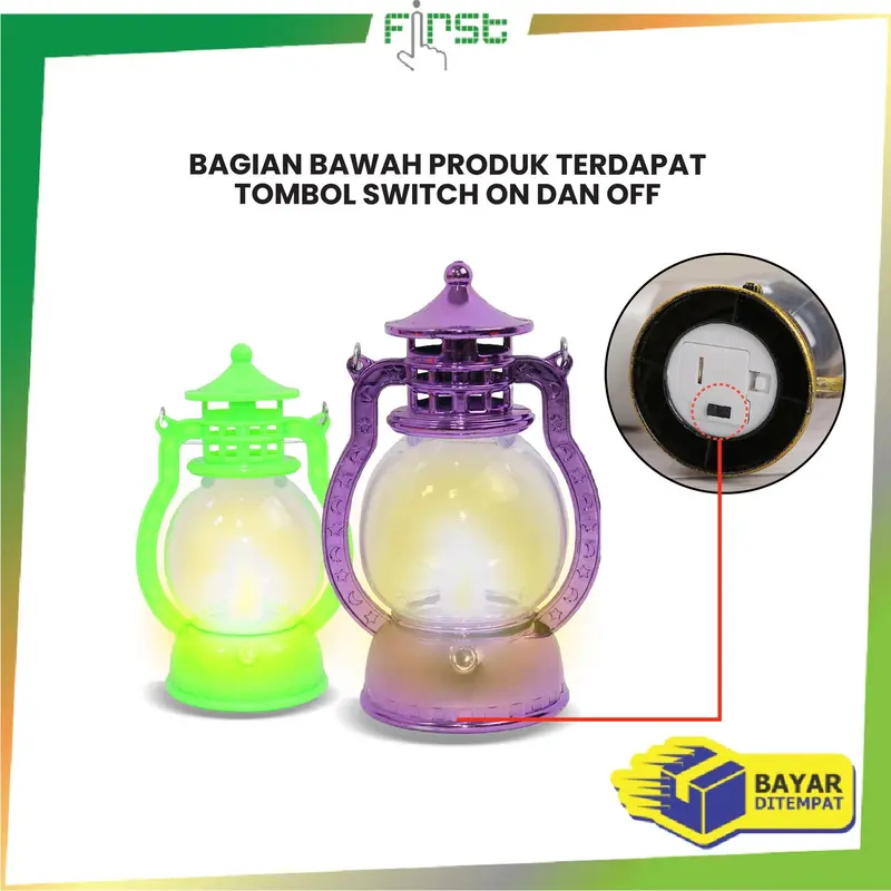 [COD] FH C1046 Lentera Lampu LED Dekorasi Minimalis Kekinian 6