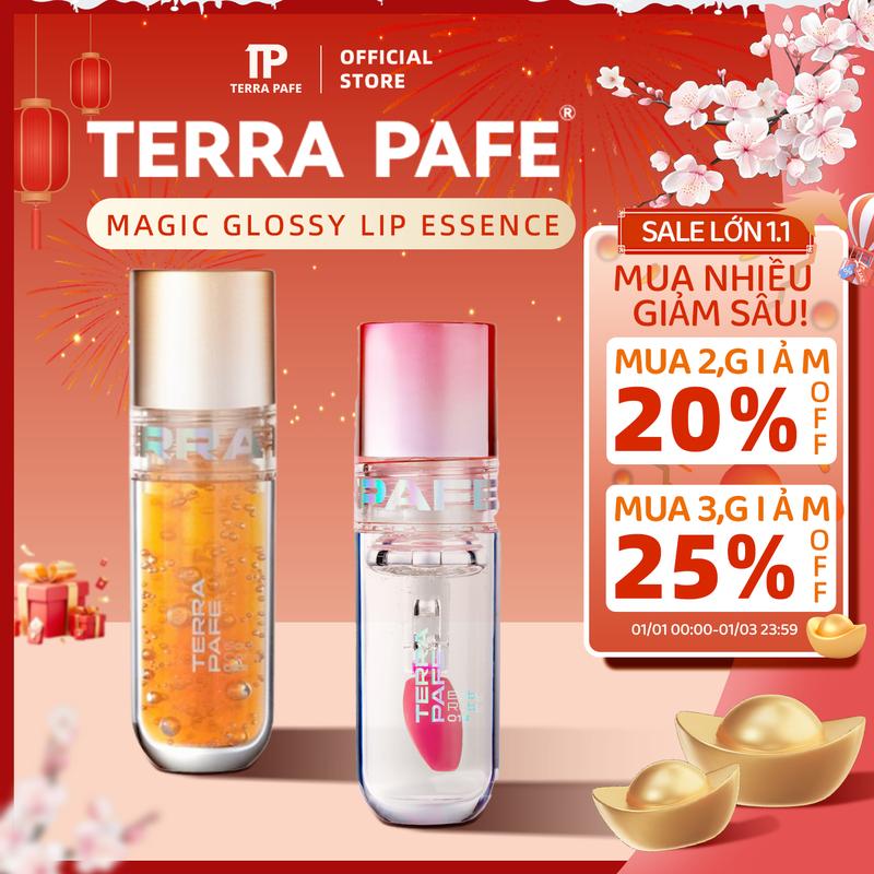 Tinh Chất Môi Bóng Mượt Ma Thuật Terra Pafe 1 Miếng Dầu Dưỡng Môi Dưỡng Ẩm Công Nghệ Lâu Trôi Chống Chuyển Và Thích Ứng Màu Sắc