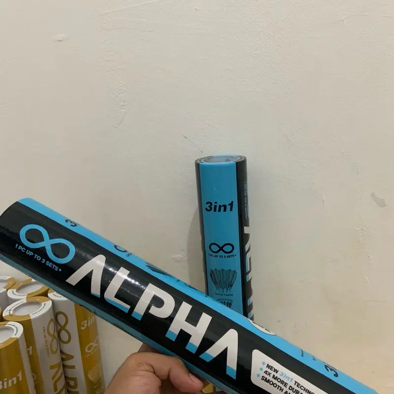 Shuttlecock Badminton Alpha Black Pro 3in1 Original Bulutangkis shuttlecock 3 1 kok murah 6