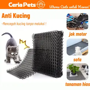 Anti Kucing Duri - Penghalang Kucing Liar Masuk Rumah Tahan Hujan Pasang Instan 2 Ukuran untuk Motor