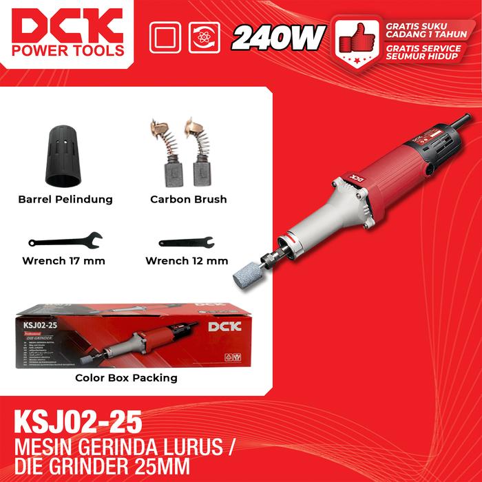 Gambar DCK Mesin Gerinda Lurus 400 Watt / Die Grinder 25 mm / Gerinda Botol 25mm dari DCK Power Tools Indonesia Kota Administrasi Jakarta Barat Tokopedia