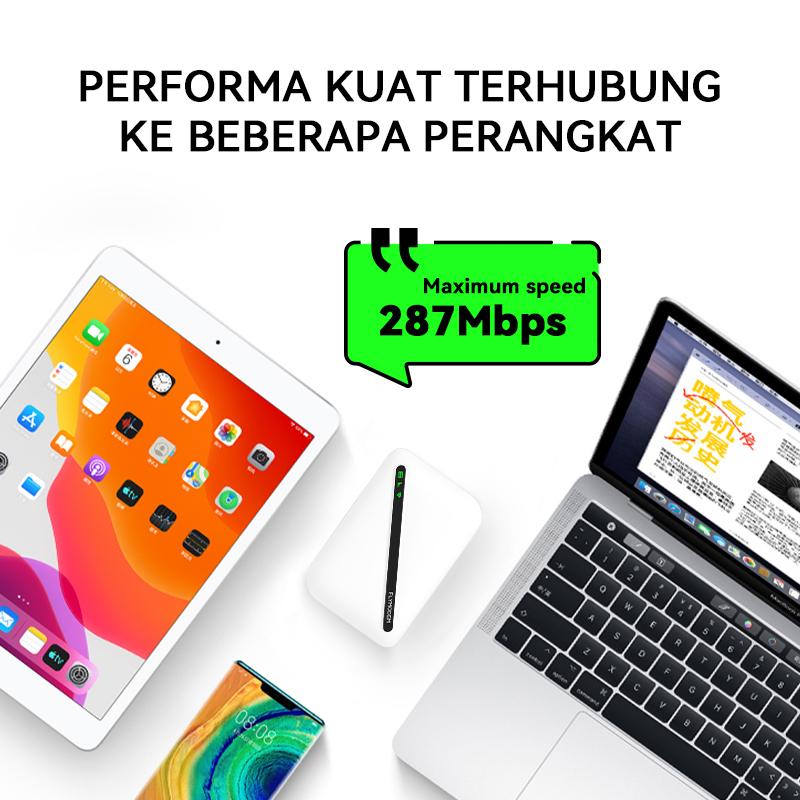 [M101] Modem Pocket WiFi6 M101 Portable Modem Router WIFI Wireless  Sinyal 4G LTE