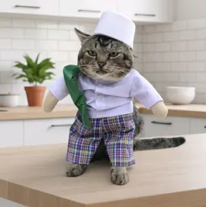 BAJU KUCING VIRAL KOSTUM KARAKTER KOKO PRIA PAK HAJI BAHAN NYAMAN ELASTIS BEBAS GERAK ANABUL MAKIN LUCU MENAWAN KOSPLAY UNTUK ANABUL DEWASA BOBOT 3-6kg