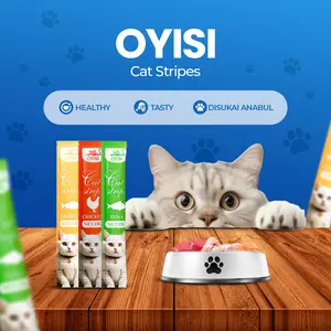 OYISI Snack Cemilan Kucing Creamy Treats 3 Flavors Tuna/Salmon/Chicken Ayam Cemilan Kucing Makanan Kucing