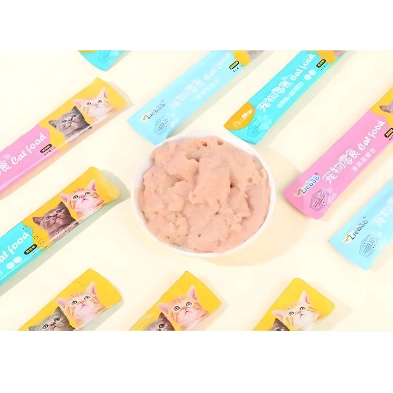 Snack Kucing Cat Treats Creamy Seperti Meo Creamy Vitamin Anabul Tetap Sehat FEFARM 4