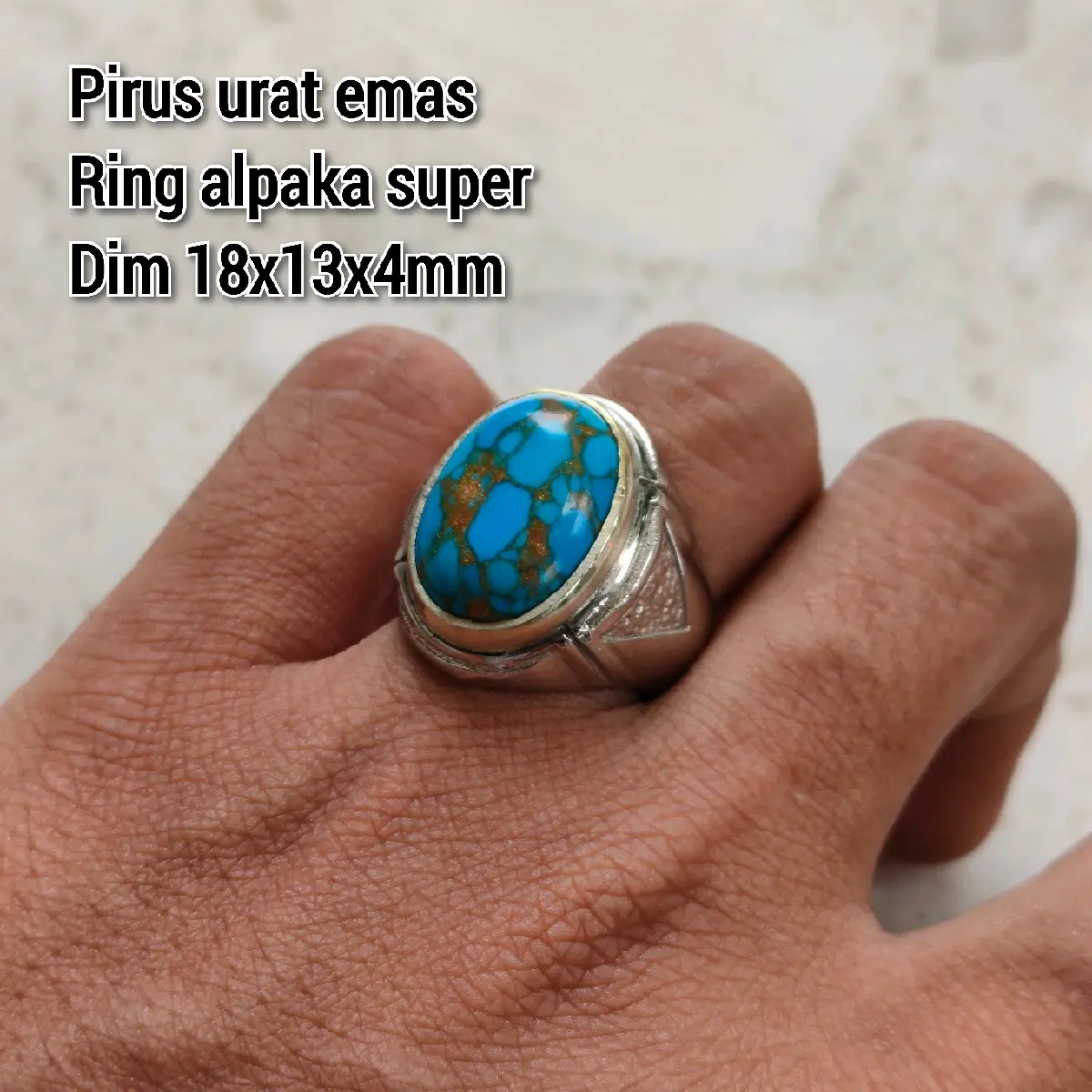 CINCIN PRIA PRS URAT EMAS RING ALPAKA SUPER