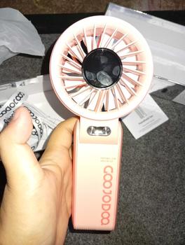 Product Review of GOOJODOQ GFS003 Folding Mini Fan 4000 MAH With Smart LED Screen Display 100 Level Speed - Kipas Mini from Z**e 1