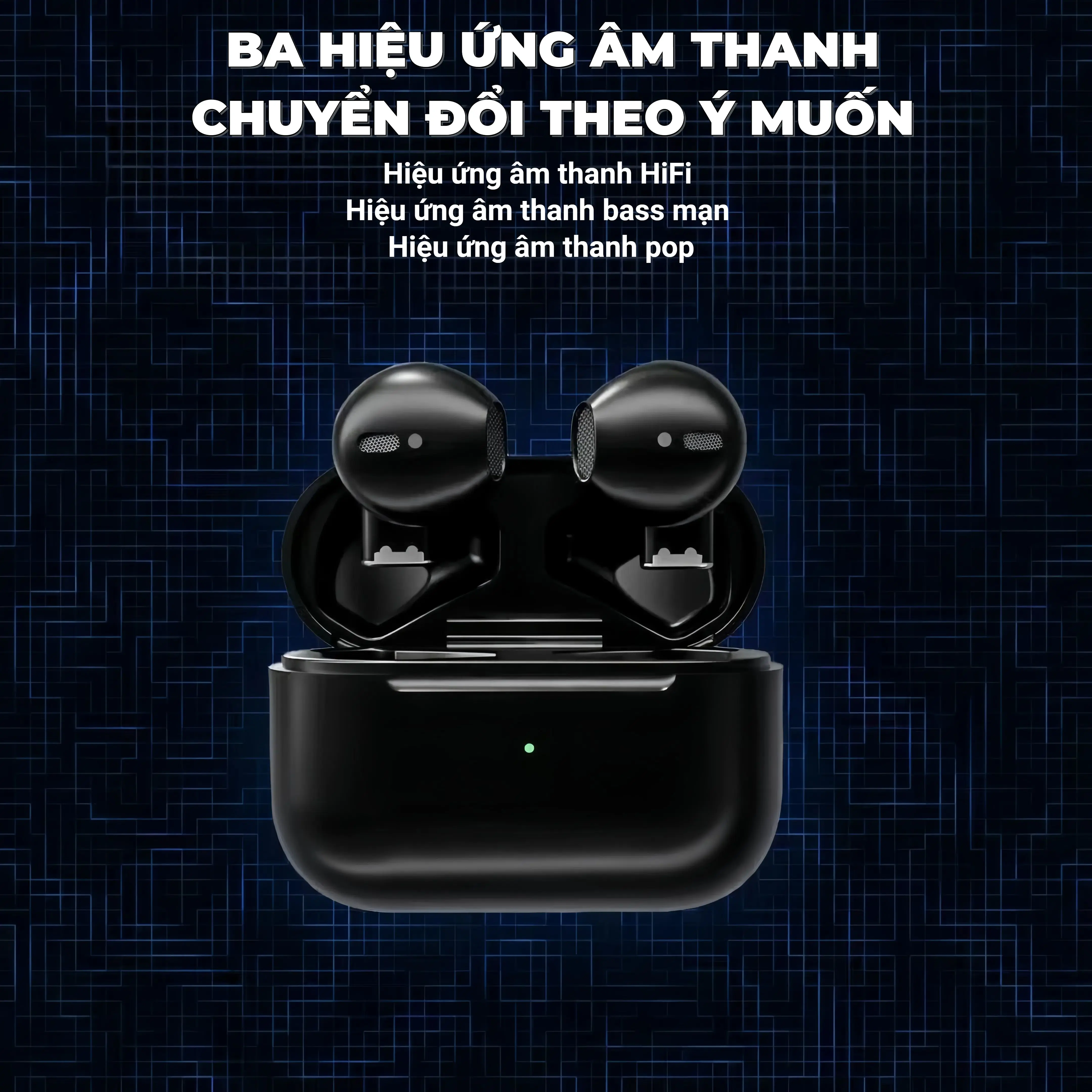 Tai Nghe PRO5S [2 Quà tặng] 1 Nhãn dán hoạt hình+1 Bao tay chơi game, Âm thanh nổi mức HiFi,Micrô tích hợp, Chống nước iPX5, Điều khiển cảm ứng, Khử tiếng ồn cho iPhone và Andriod | BigBuy360 - bigbuy360.vn