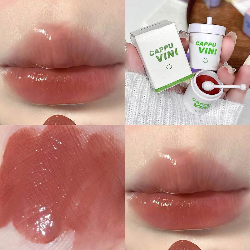 Product Introduction of 1 Piece Cup Lipstick Solid Lip Gloss Non-stick Cup Student Vitality Girl Lipstick Makeup 8