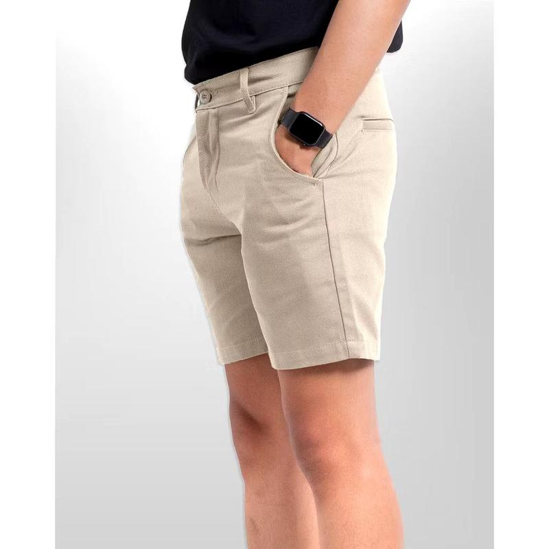 57 ID CHINO PENDEK PRIA BAHAN KATUN TIDAK MELAR Shorts Celana Hitam Distro Dewasa Casual Surfing Cowok 2