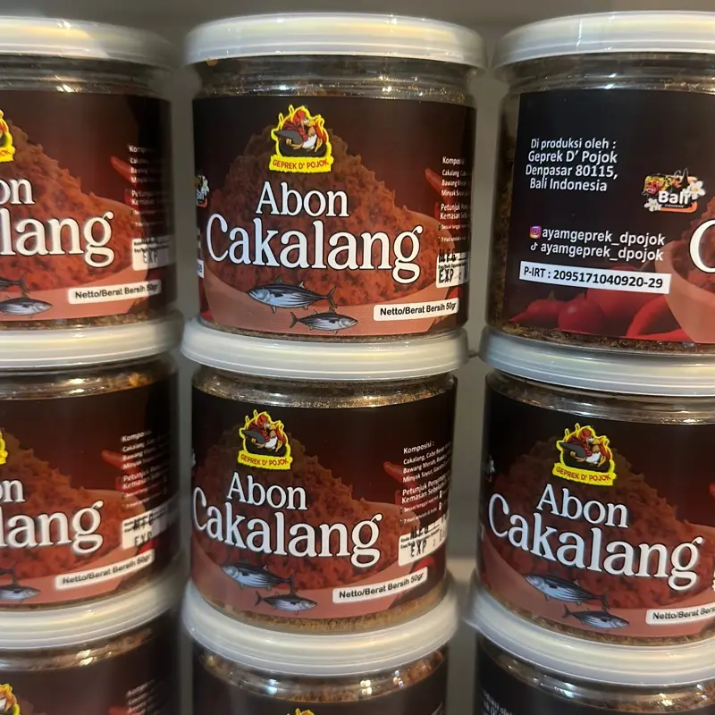 Abon cakalang khas geprek d’pojok