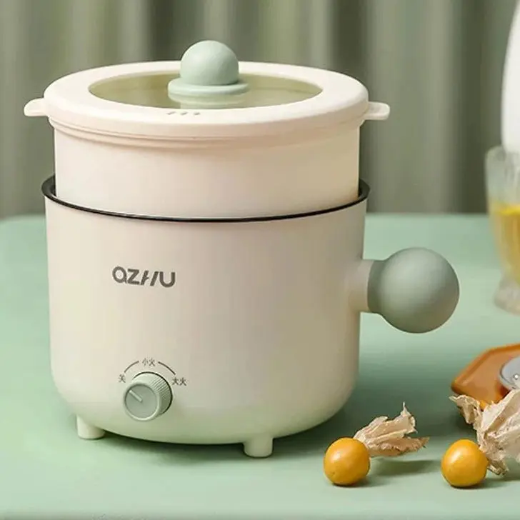 Electric Multi Cooker Portable Rice Cookers Hotpot Saucepan Stew Heating Pan Ramen Noodles Pot for Home and Kitchen Appliance