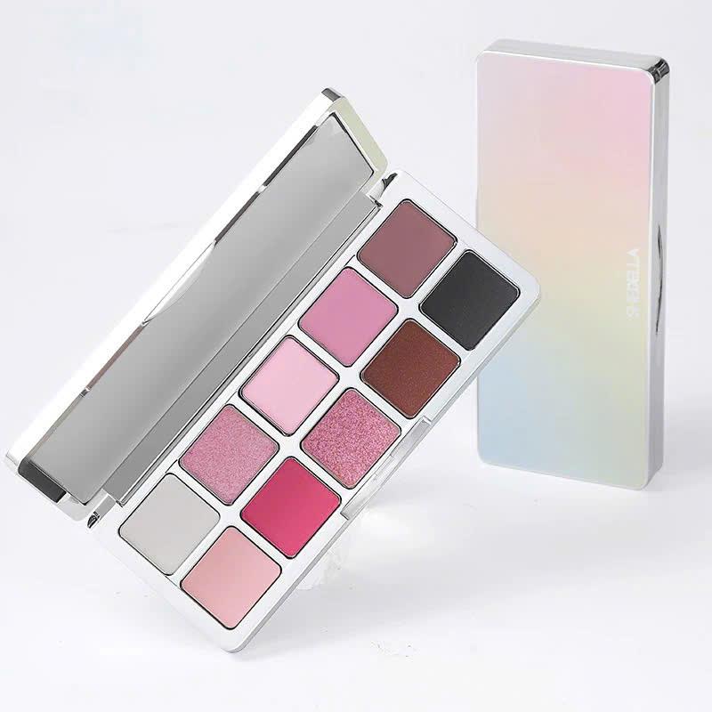 Bảng Phấn Mắt SHEDELLA 10 Ô Màu Pastel Phù Hợp Nhiều Phong Cách Trang Điểm