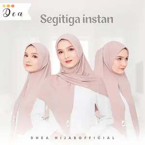 HIJAB INSTAN SEGITIGA JERSEY/JILBAB SEGITIGA INSTAN JERSEY SUPER