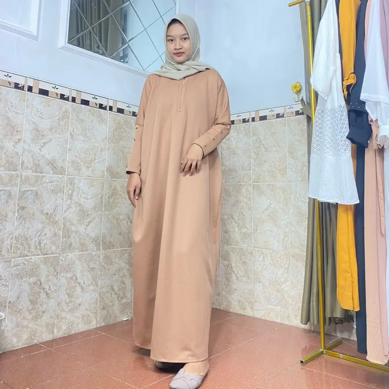 Gamis Wanita Random Live Bahan Adem Nyaman 2