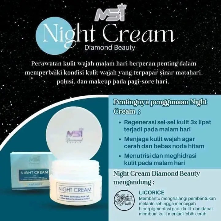Crem Muka Suncreen dan Night Crem untuk Harian Pelembab 1