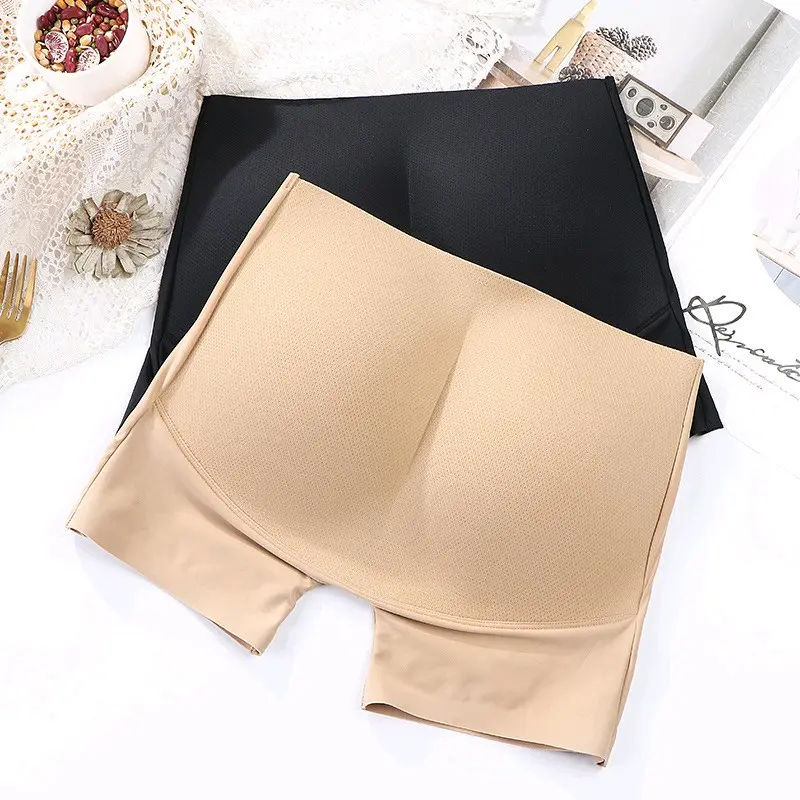 Celana Dalam Pantat Busa Uk S - 2XL model boxer lembut nyaman seamless Hitam Korset