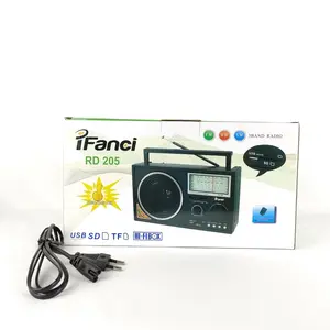 Radio Jadul Klasik 205 Jumbo USB Bluetooth FM MW SW Baterai