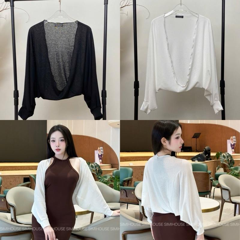 Áo khoác giấy mùa thu tay cánh dơi D10 chất thun giấy mỏng nhẹ freesize