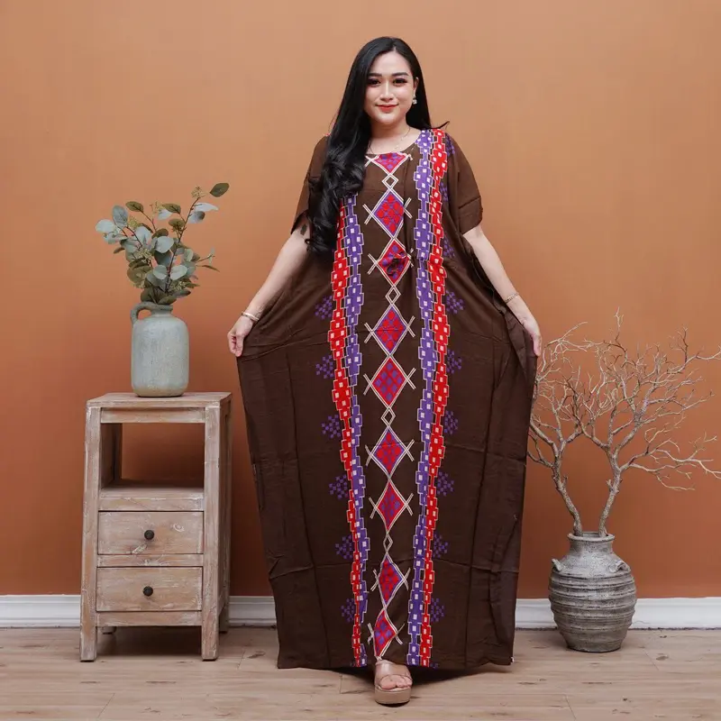 Daster Lowo Jumbo Ld 150 Motif Wajik Warna Rayon Kekinian Bali Tali Serut Dada Katun Tebal Nyaman Dress Panjang Bumil 4