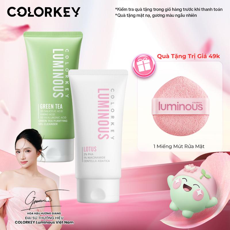 DEAL HOT Sữa Rửa Mặt COLORKEY LUMINOUS Phiên Bản Nâng Cấp Với Tinh Chất Bùn Khoáng Hỗ Trợ Làm Sạch Sâu 100g - KCL1L8