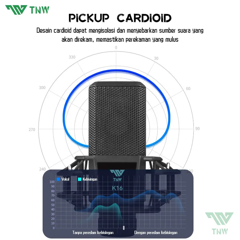 TNW Microphone Kabel K16 Condenser Microphone Dynamic Mic Kabel 3