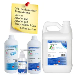 Hand sanitizer tanpa aroma pilihan non alkohol dan alkohol mulai 500ml sampai 5 liter Q567