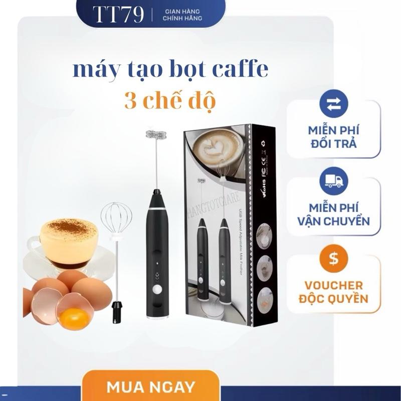   Tặng kèm dây sạc  Máy tạo bọt cà phê  máy đánh trứng thiết kế nhỏ gọn 2 đầu đánh 