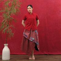 Gambar NONA RARA - Vini Encim CNY P0628,  Rok batik wanita modern - ALL SIZE dari Nona Rara Batik Kota Administrasi Jakarta Timur 5 Tokopedia