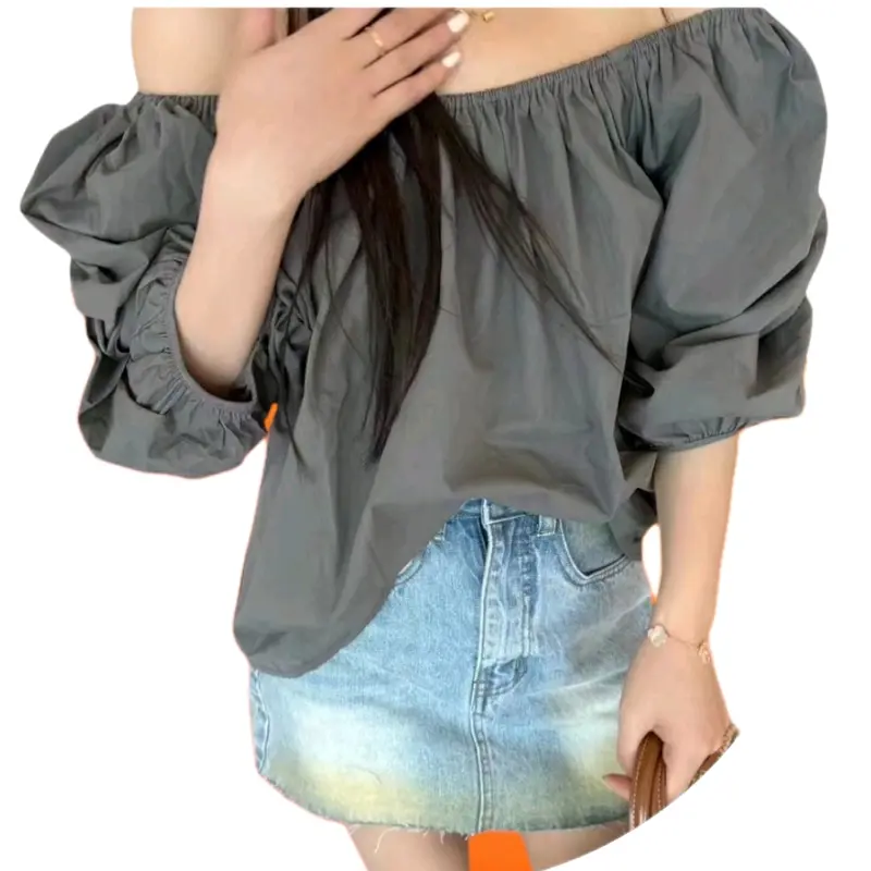 Katun Sabrina cewe , wanita, perempuan , atasan, nyaman, modis, trendy 1