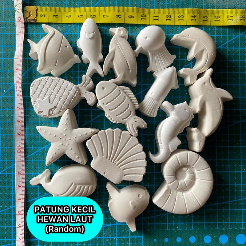 (Paket Hemat Plastik) Mainan Edukasi Anak Melukis Patung Gypsum | Gypsum Painting Kit Gipsum | Mainan Edukasi Mewarnai Patung Mainan Edukatif Gypsum Lukis Anak Toys 4