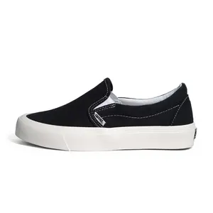 SABA Vintage Slip On Black White Retro - Sepatu Sneakers  Shoes Casual Pria Wanita