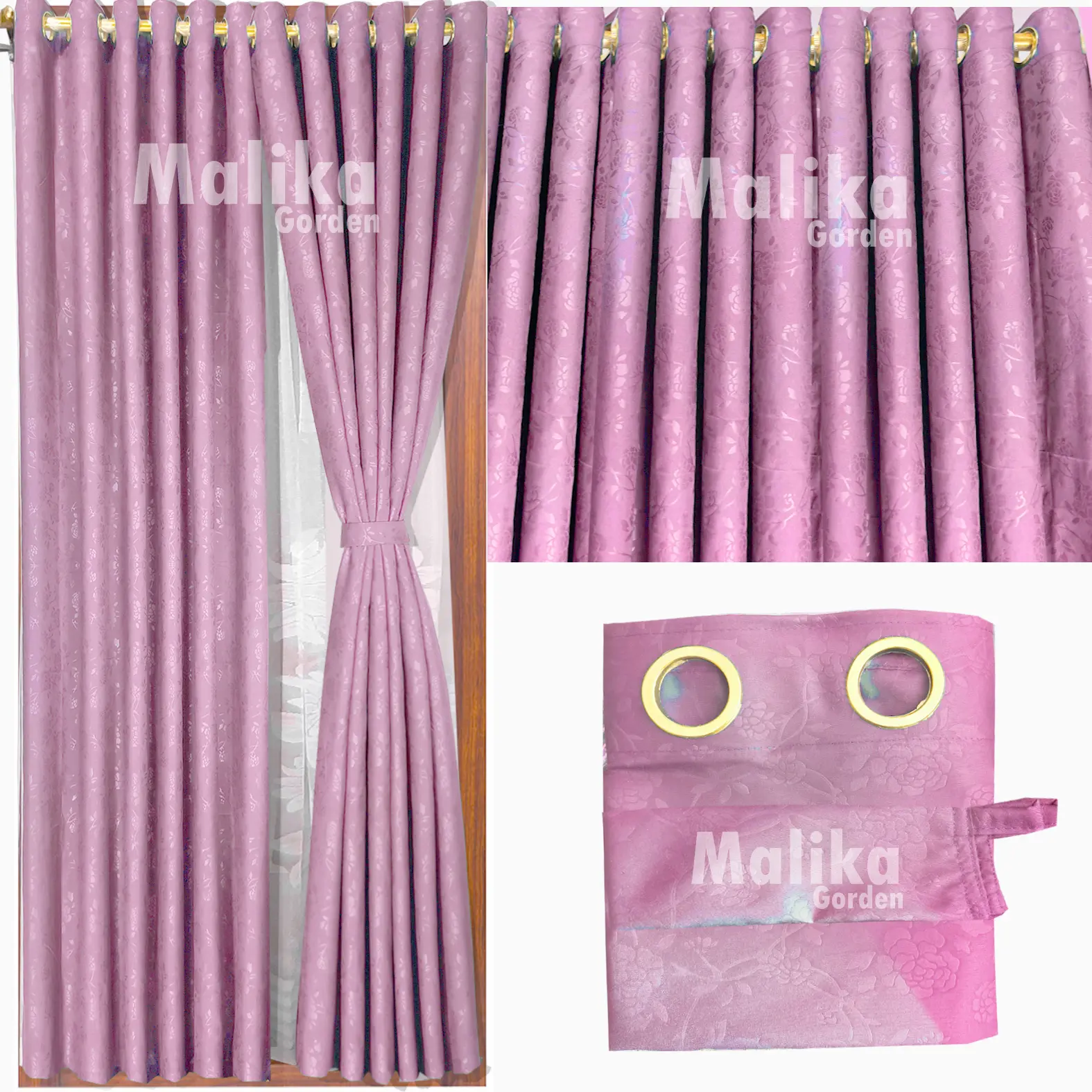 GORDEN PINTU POLOS EMBOSS SMOKRING BANYAK UKURAN 135X220 GRATIS TALI&HOOK MURAH MEWAH - Horden Pintu - Korden - Tirai - GORDYN - Tirai Pintu - GORDENG JENDELA