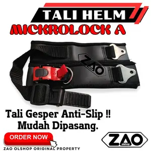 Tali HELM microlock A / MICROLOCK A / tali helm gesper half face dan full face thm