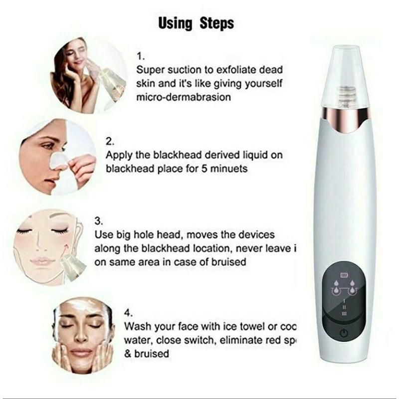 Alat Penyedot Komedo dan Jerawat Vacum Alat Facial Perawatan Wajah 8
