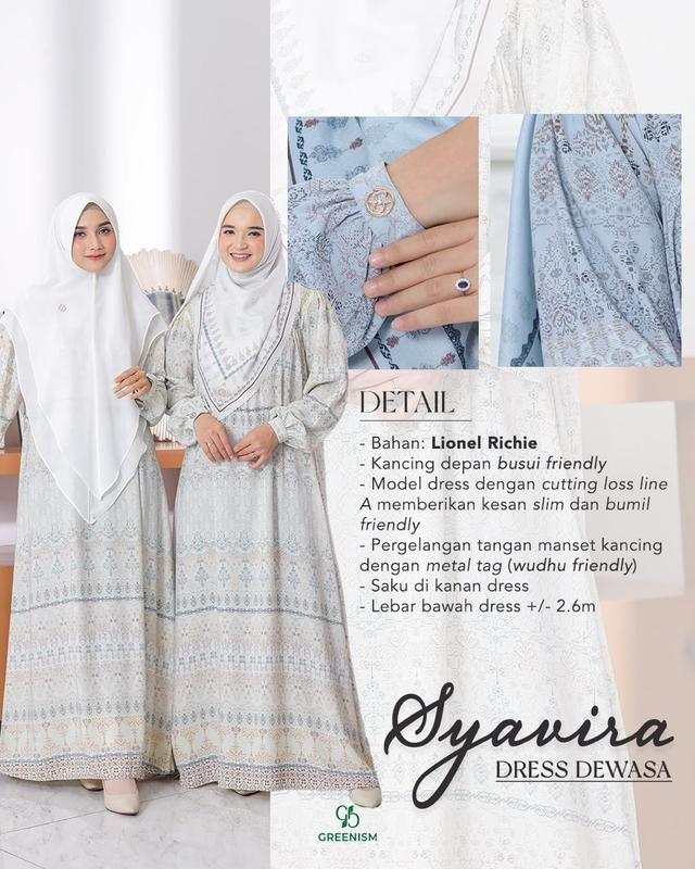 SYAVIRA DRESS BY GREENISM (DRESS ONLY) | SARIMBIT GREENISM 4