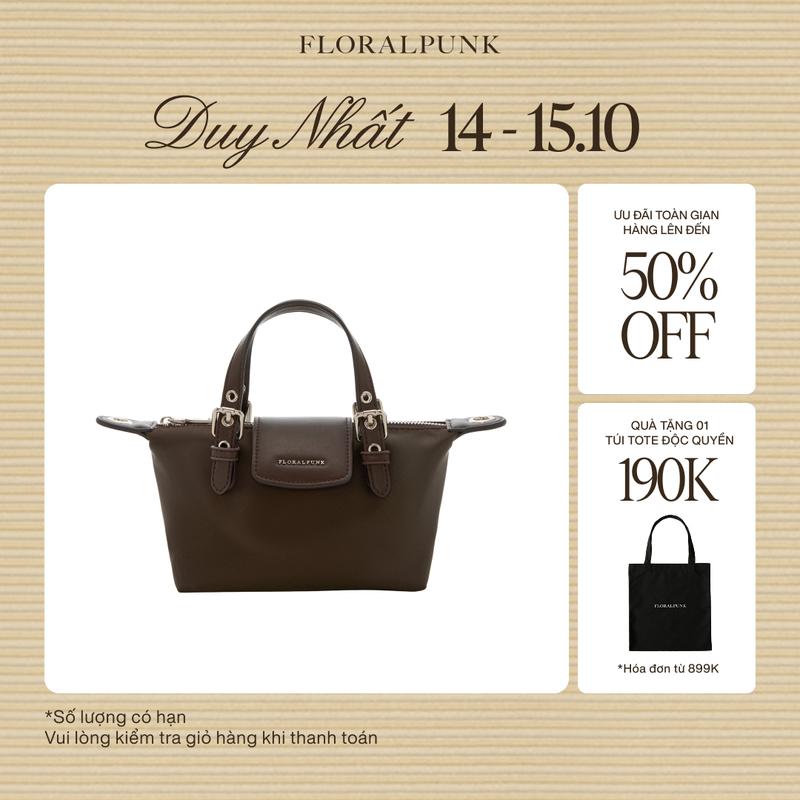 Túi Xách Floralpunk City Shopper Mini - Brown